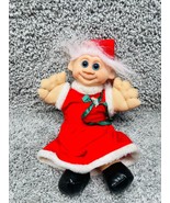 Troll Fairy Tale Red Christmas Mrs Claus 1992 Plush Toy Doll - £14.84 GBP