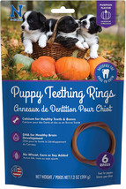 [Pack of 4] N-Bone Puppy Teething Ring Pumpkin 6 count - £43.09 GBP