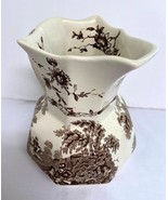 Vintage Mason&#39;s Hydra Jug Pitcher 32 oz Watteau Brown Made in England - $357.32 MXN
