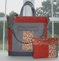 Women&#39;s Briefcase, Briefcase Style Tote Bag, Briefcase With Outside Pockets - $149.00