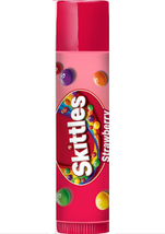 Lip Smacker Skittles STRAWBERRY Candy Lip Balm Lip Gloss Chap Stick Baby Lips - £2.54 GBP