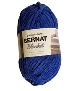 Bernat Blanket Twilight Blue Super Bulky Navy Amigurumi Crochet Skein #6 - $148.33 MXN