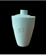 HTF Martha Stewart Everyday Turquoise Scalloped Plastic Covered Storage ... - $508.33 MXN