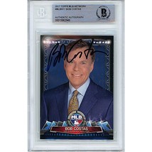 Bob Costas Signed MLB Network 2017 Topps Broadcaster Beckett BGS On-Card Auto - £115.35 GBP