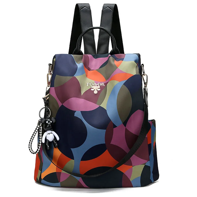 Summer Hot Sale Multifunctional Anti-Theft Backpack Girl Ox  Bag High Quality La - $108.76