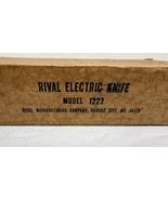 Vintage Rival Electric Slicing Knife Model 1223 W/ Original Box - $726.39 MXN