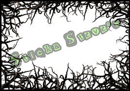 Set of 2X Dead trees Vinyl Sticker Decals - $5.93