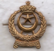 Vintage Possibly Repro WWI Style Ottoman Empire Turkish (?) Brass Hat Crest - £4.79 GBP