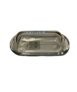 Anchor Hocking Presence Clear Glass Butter Dish With Cover   - $9.90