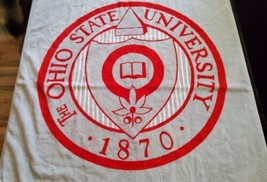 Vintage Ohio State Buckeyes University Beach Towel A La Carte 100% Cotto... - $27.83