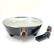 West Bend Lazy Day Slow Cooker Round Griddle Base 5225 w/ Cord 200W - $32.99