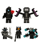Skibidi Toilet Big Cameraman TV Man Female Monitor 5pcs Minifigures Buil... - $32.22 CAD