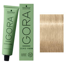 Schwarzkopf IGORA ZERO AMM Hair Color, 10-0 Ultra Blonde Natural