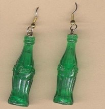 COKE BOTTLE EARRINGS-Coca Cola Funky Punk Soda Pop Junk Food Drink Charm Jewelry - £4.69 GBP