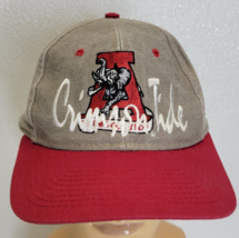 Alabama Crimson Tide Script Elephant The Game Snapback Hat Cap Vintage G... - £43.61 GBP