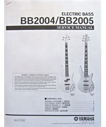 Yamaha BB2004, BB2005 Bass Guitar Service Manual Circuit Diagram Parts L... - $14.80