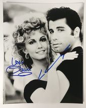 Olivia Newton-John &amp; John Travolta Signed Autographed &quot;Grease&quot; Glossy 8x10 Photo - £234.54 GBP
