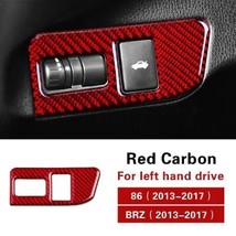 TPIC Red   Interior Trim Rear Trunk Switch Control Button Sticker For  BRZ  86 C - £59.52 GBP