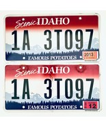 2013 United States Idaho Ada County Passenger License Plate 1A 3T097 - $24.27 CAD