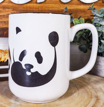 Set of 2 Giant Panda Bear Abstract Silhouette Art Ceramic Coffee Tea Mug Cup - £23.16 GBP