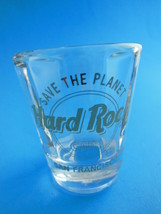 Vintage Hard Rock Cafe Souvenir Shot Glass Gold Letters San Francisco - $8.90