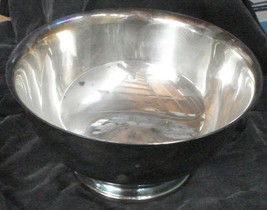 Vintage Webster Wilcox International Silverplate Footed Serving Bowl - GDC - £31.00 GBP