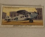 Breguet 280 T Air Liner John Player &amp; Sons Vintage Cigarette Card #24 - $2.96
