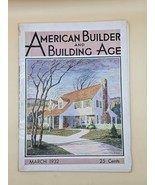 &quot;AMERICAN BUILDER AND BUILDING AGE&quot; Magazine March 1932 - $19.91