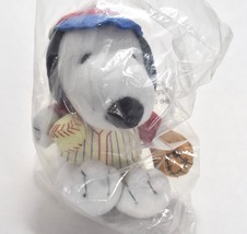 MetLife Peanuts Snoopy #1 Baseball Player Plush Doll Toy Stuffed animal New - £13.17 GBP