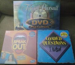 Game Night Movie Lot Of 3 Speak Out, Loaded Questions, Trivial Pursuit - $817.23 MXN