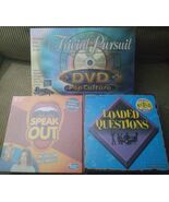 Game Night Movie Lot Of 3 Speak Out, Loaded Questions, Trivial Pursuit - $62.12 CAD