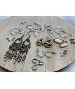 Lot of 16 Pairs of Unique and Beautiful Earrings Brand New Stud and Dangle - $20.00