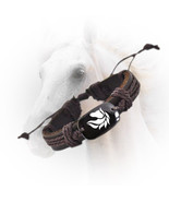 Love Horse Vegan Leather Adjustable Bracelet Free Shipping USA Seller - $13.54 CAD