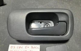 02 03 CRV Door Handle PASSENGER Right Front Interior BLACK OEM w/Screw C... - £19.57 GBP
