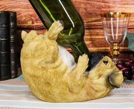 Ebros Apricot Fawn Pug Wine Holder 8.25&quot; Long Canine Dog Wine Bottle Holder - €23,85 EUR