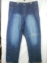 VTG Brooklyn Xpress Jeans Mens 46x34 Blue Baggy Wide Leg Hip Hop Skater Y2K - £31.69 GBP