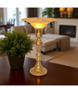 Unique Type Déco Table Lamp &quot; Indish Marigold &quot; Floodlight Brass Lamp - $429.05