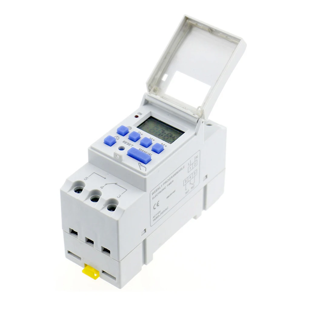 Electronic Weekly 7 Days Progmable Digital Industrial Time Switch Relay Timer Co - £173.77 GBP