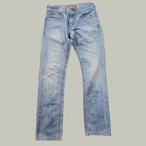 Levis Mens 511 Skinny Jeans 30x30 Distressed with Knee Rip  - $15.58