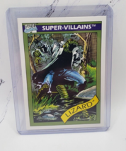 1990 Marvel Super Heroes Trading Card Impel Lizard #67 - $1.97