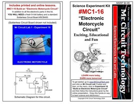 MC1-16 ** Mr Circuit Science ** Experiment Kit  -ELECTRONIC MOTORCYCLE - $4.90