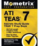 ATI TEAS Secrets Study Guide: TEAS 7 Prep Book, Six Full-Length Practice... - £27.22 GBP