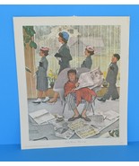 Lithograph/Print Artwork by Norman Rockwell, Sunday Morning - $45.00