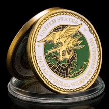 U.S. Navy Seals Naval Special Warfare Command Military Veteran Challenge Coin - £7.74 GBP