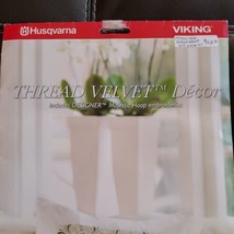 Husqvarna Viking Thread Velvet Decor Embroidery Instructions 196 CD 413 00 16-01 - £37.21 GBP