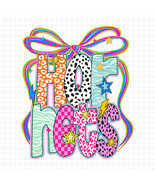 Hornets Mascot Coquette Bow PNG, Funky Leopard Letters PNG, School Spiri... - €2,13 EUR
