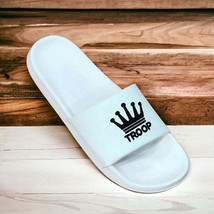 Men&#39;s Troop Crown Slide White Fli Flops NWT - $49.00