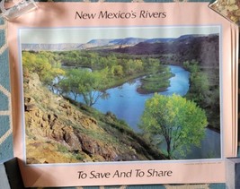 Vintage New Mexico&#39;s Rivers Poster To Save and To Share Chama River Southwest - £18.39 GBP