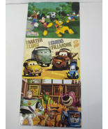 Disney 3 Puzzles Thick Pieces 24 pcs each Toy Story Cars Mickey - $14.37