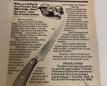 Frontier Imperial Knives Vintage Print Ad Providence Rhode Island pa18 - $6.92